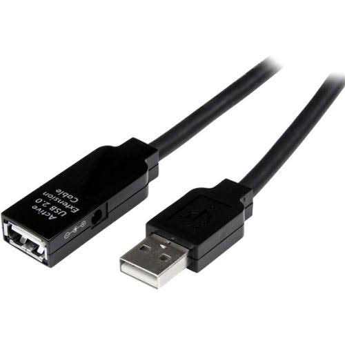 StarTech.com 20M USB 2.0 Active Extension Cable - M/F - USB - 20M - 1 Pack -
