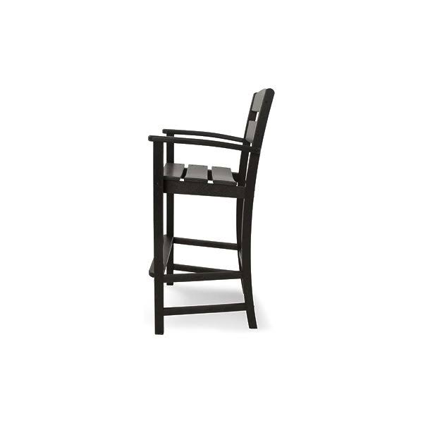 Ivy Terrace IVTD212 Classics Outdoor Bar Stool, White