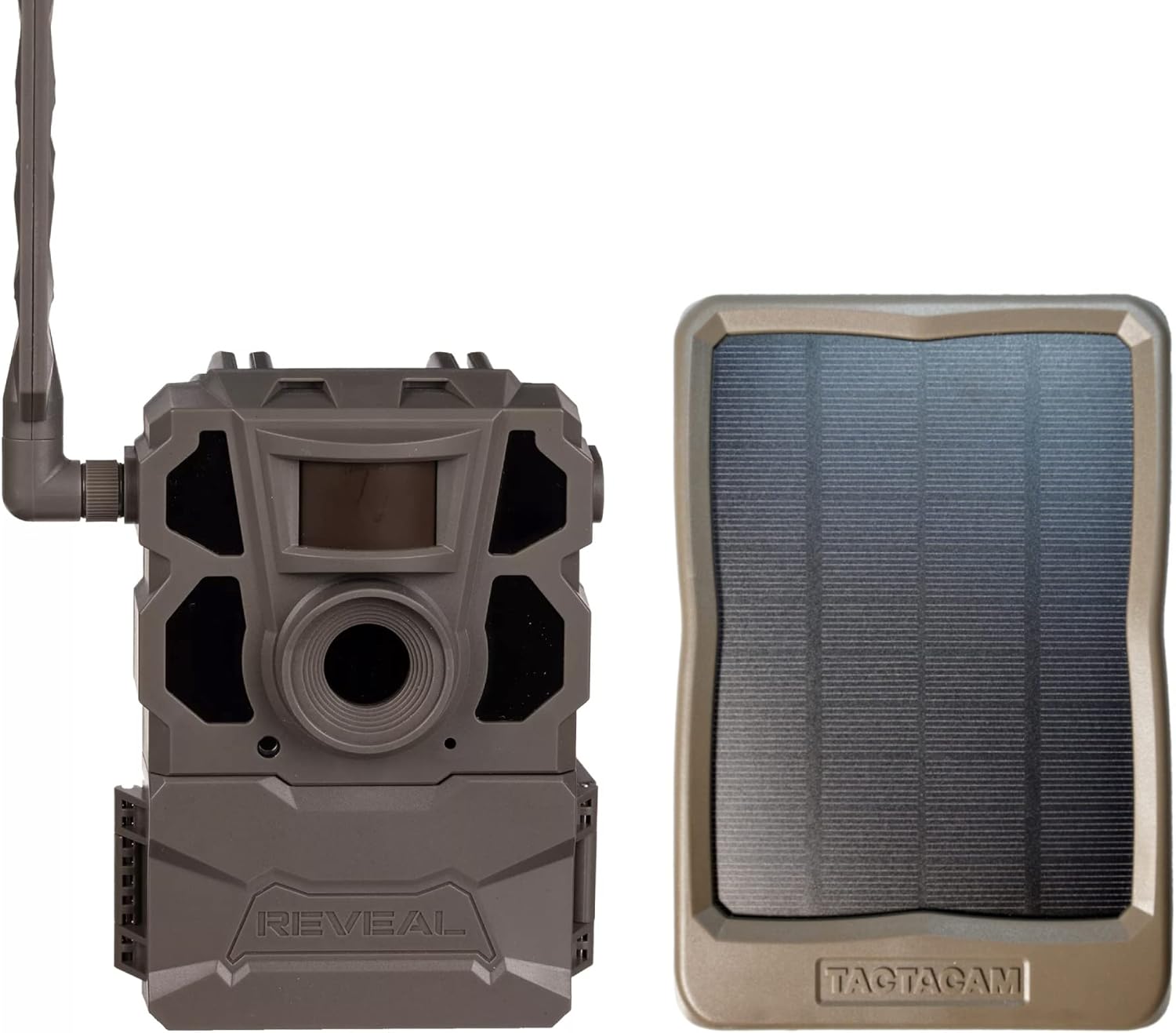 TACTACAM Reveal X Cellular Trail Camera - Verizon + Tactacam External Solar Panel