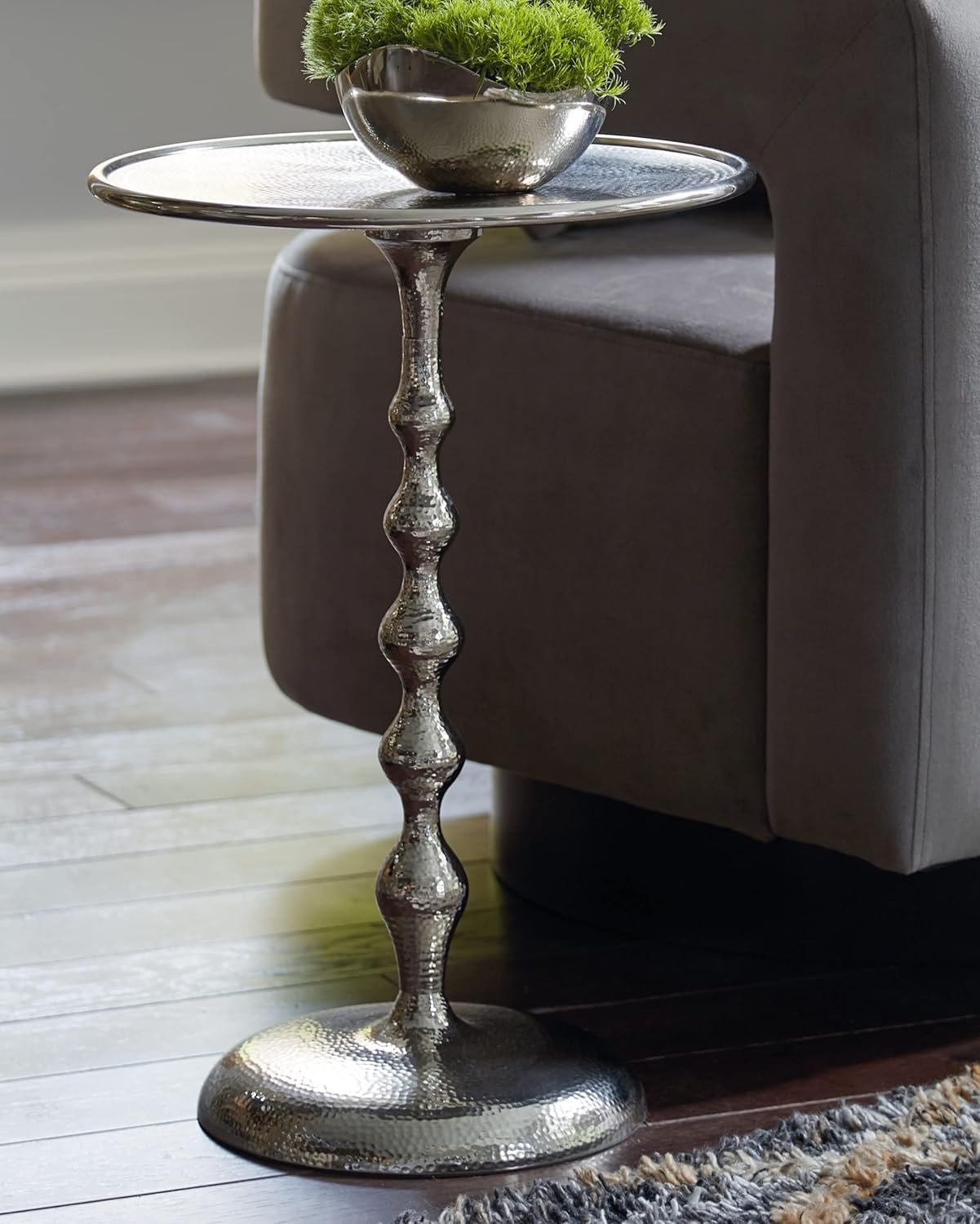 Signiture Design by Ashley Chaseton Accent Table, Silver Finish