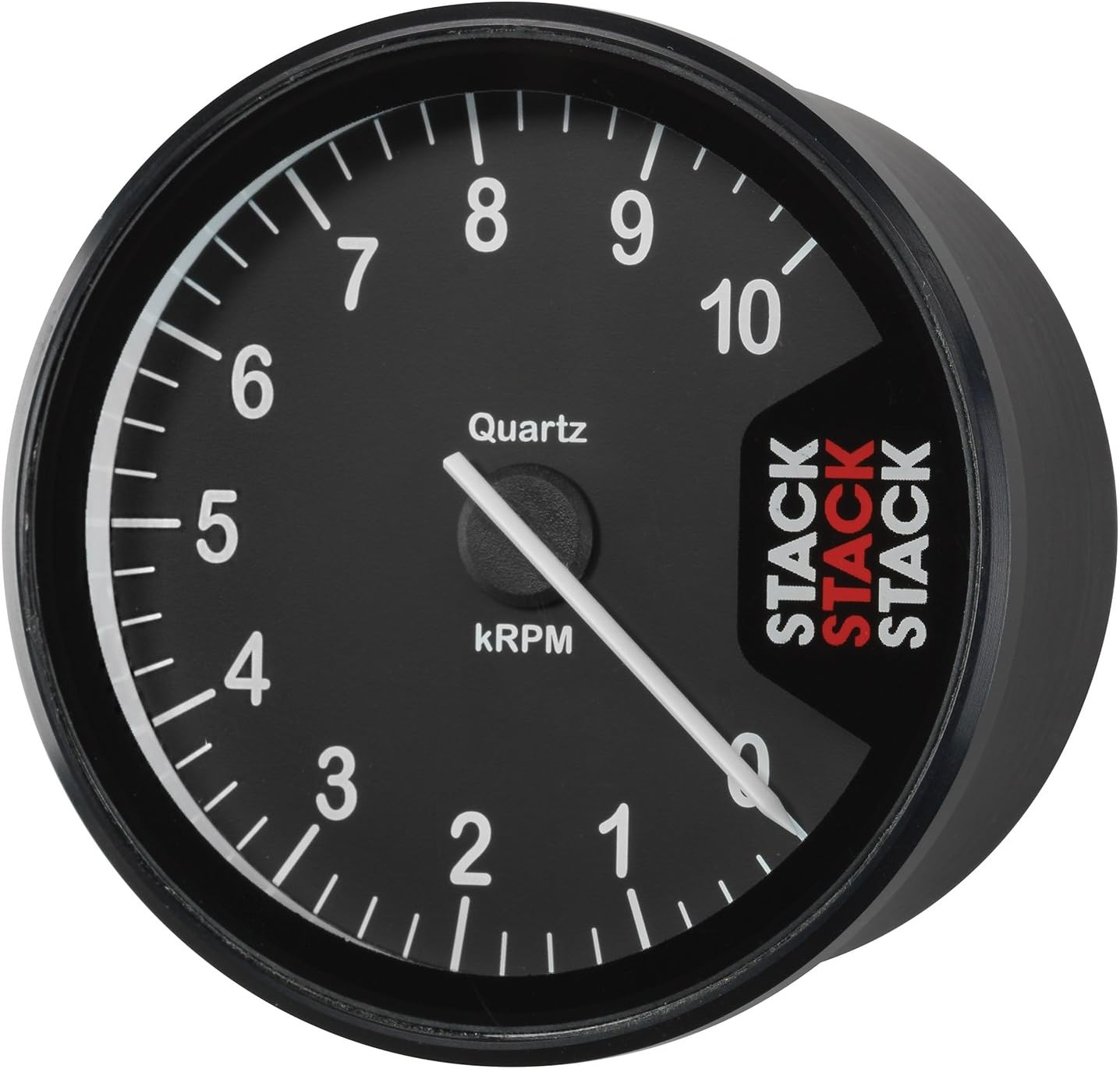 STACK ST200-010 Clubman Black 80mm 0-10k RPM Tachometer