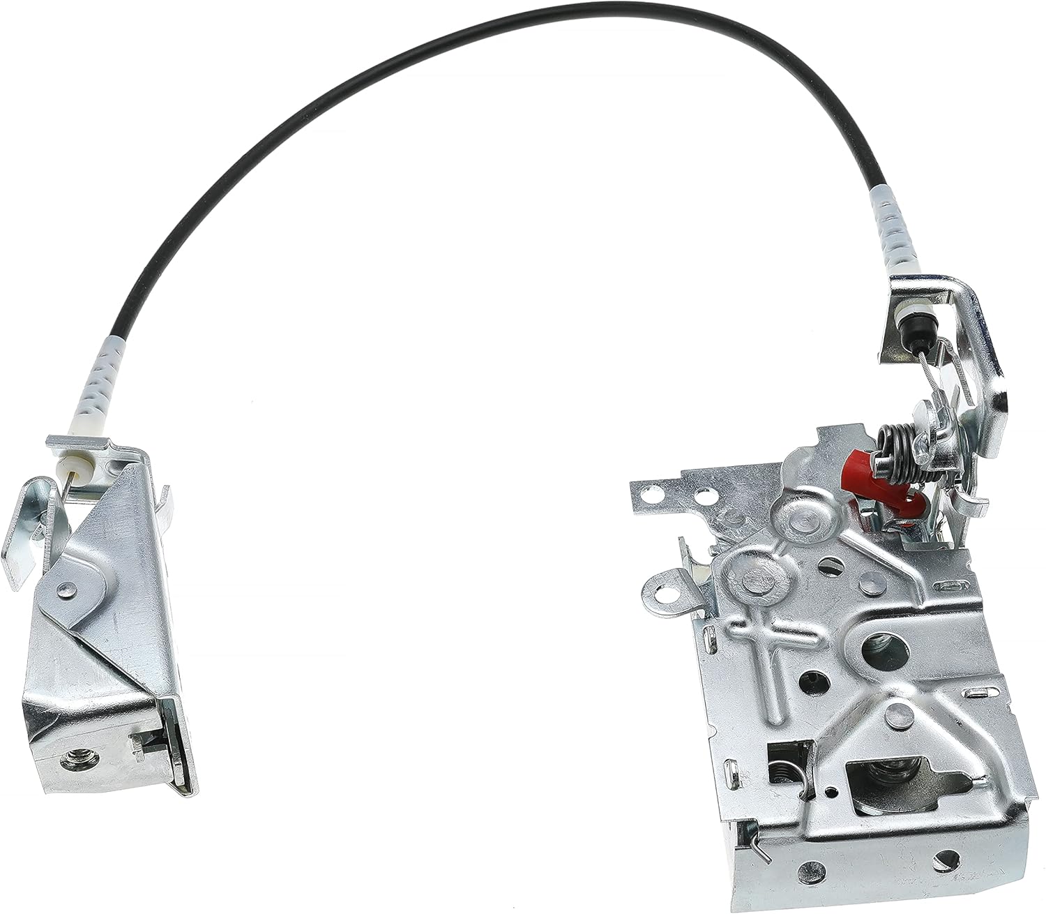 Jofynzo Front Left Driver Door Latch Lock Assembly and Cable Rod Kit for Ford F150 F250 F350 Bronco 1992 1993 1994 1995 1996 1997 Replace F4TZ15219A65A F4TZ 15219A65 A F4TZ-15219A65-A