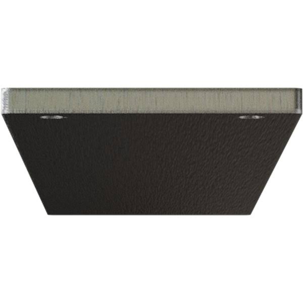 Ekena Millwork BKTM03X18LOSS 3x22W x 18x22D Logan Hidden Support Steel Bracket w/ 14x22 Support Depth, Stainless Steel