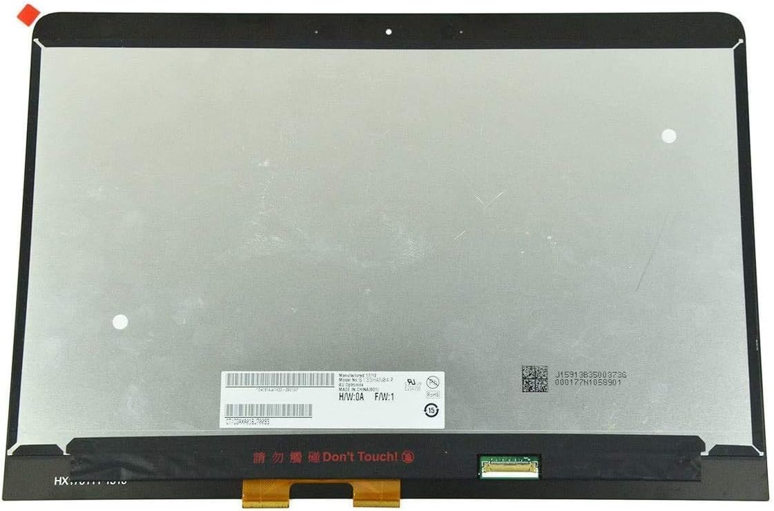 13.3” FHD 1920x1080 LCD Panel Replacement LED Touch Screen Display Assembly fit HP Spectre X360 13-AC013DX P/N: 918030-001