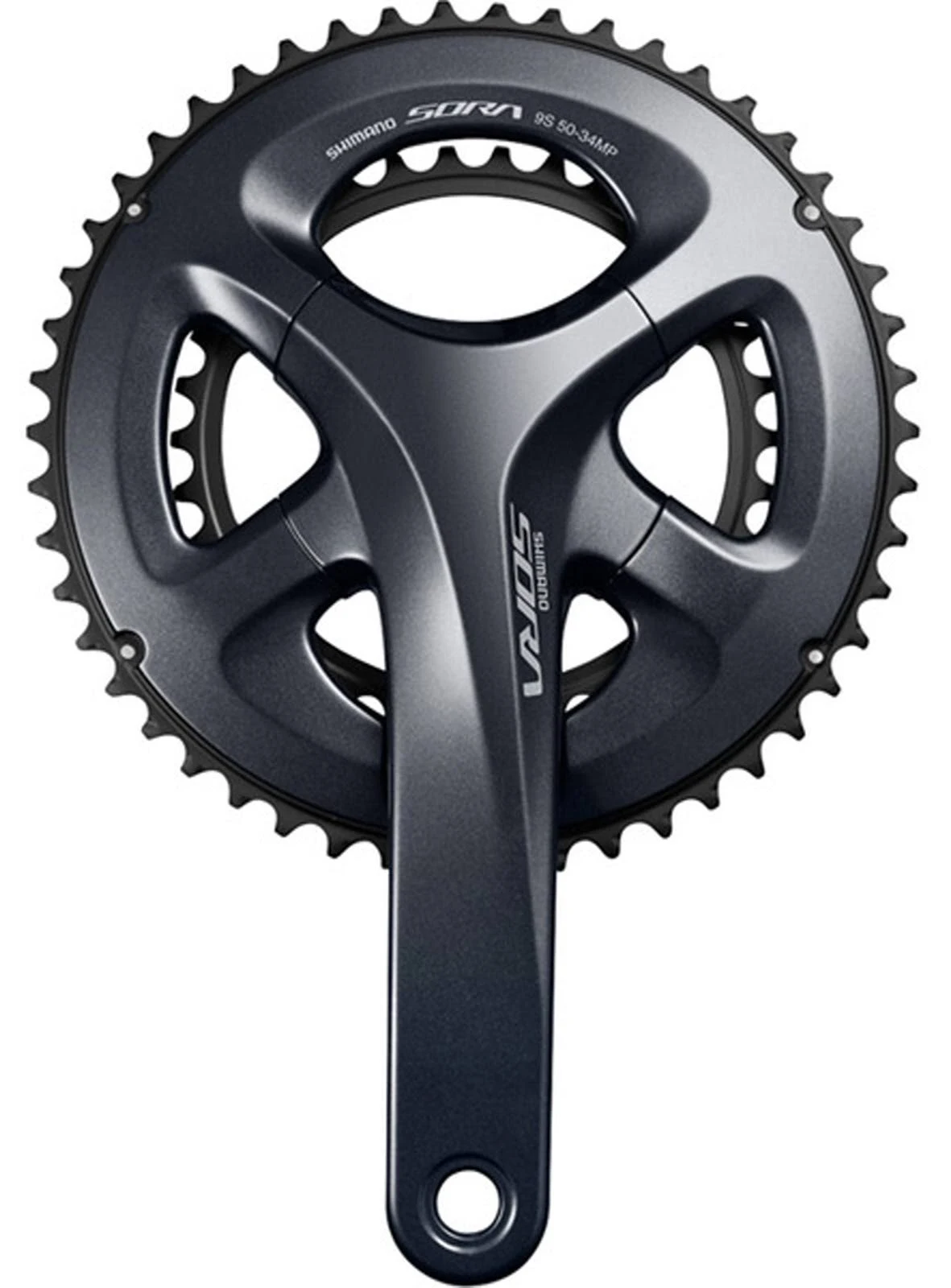 Shimano Chainset - FC-R3000 Sora 9-Speed Chainset Compact - Grey - 50