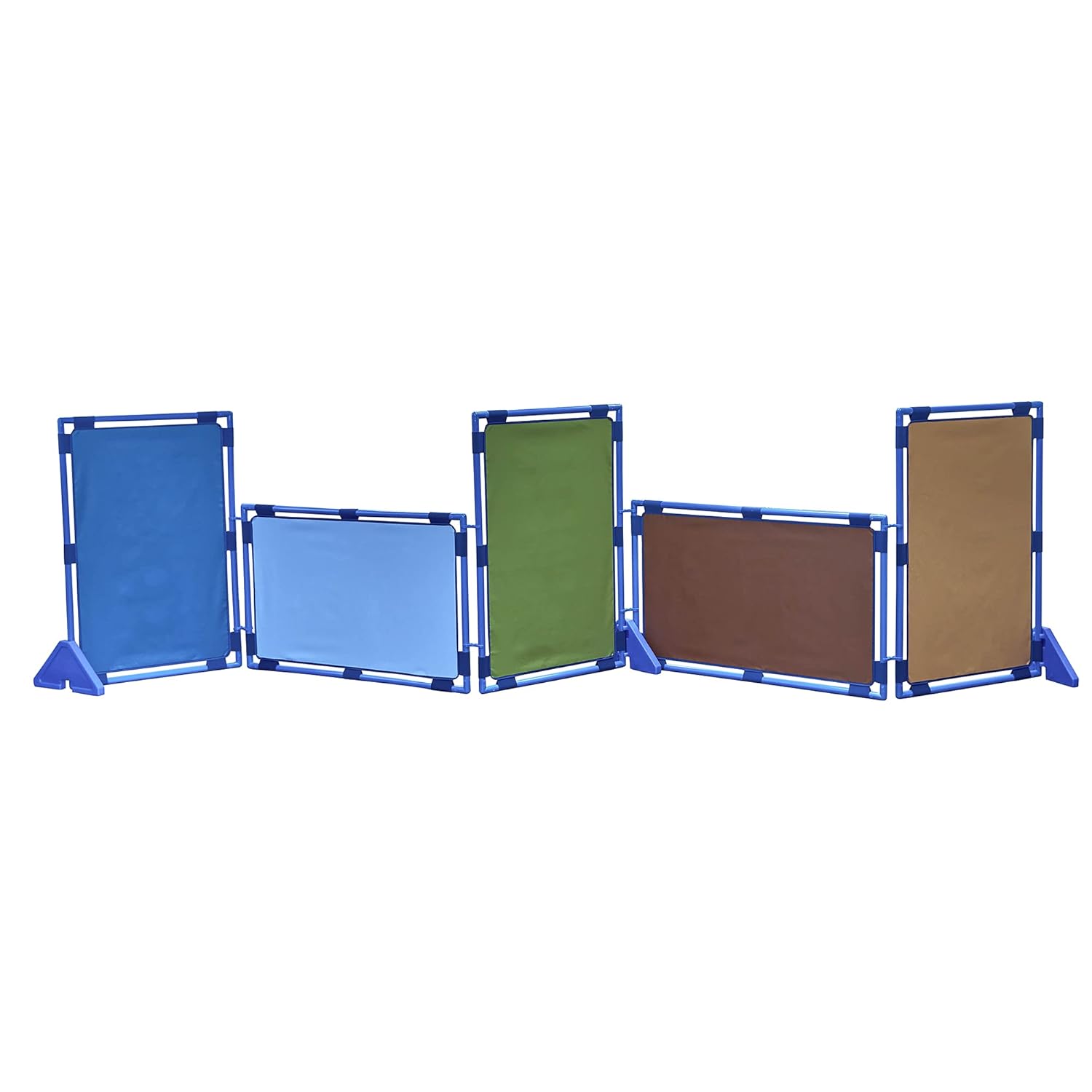 Children's Factory-CF900-921 Rect. Woodland PlayPanel Set - 5, Room Divider Panels, Free-Standing Classroom Partition Screens for Daycare/Homeschool/Montessori