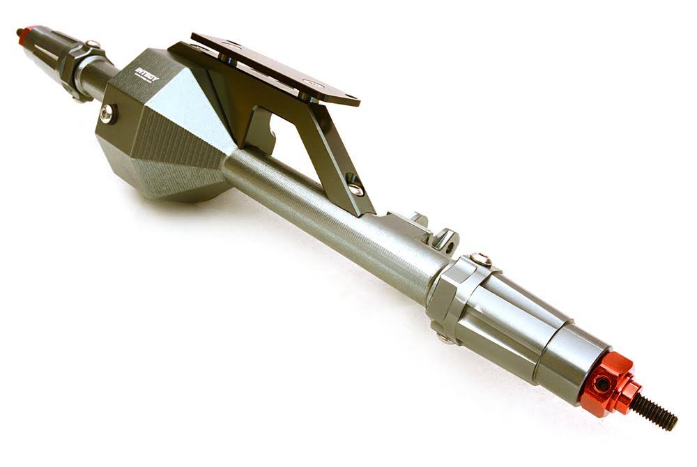 Integy RC Toy Model Hop-ups C27113gun Billet Machined Complete Rear Axle Assembly for Axial 1/10 RR10 Bomber 4WD