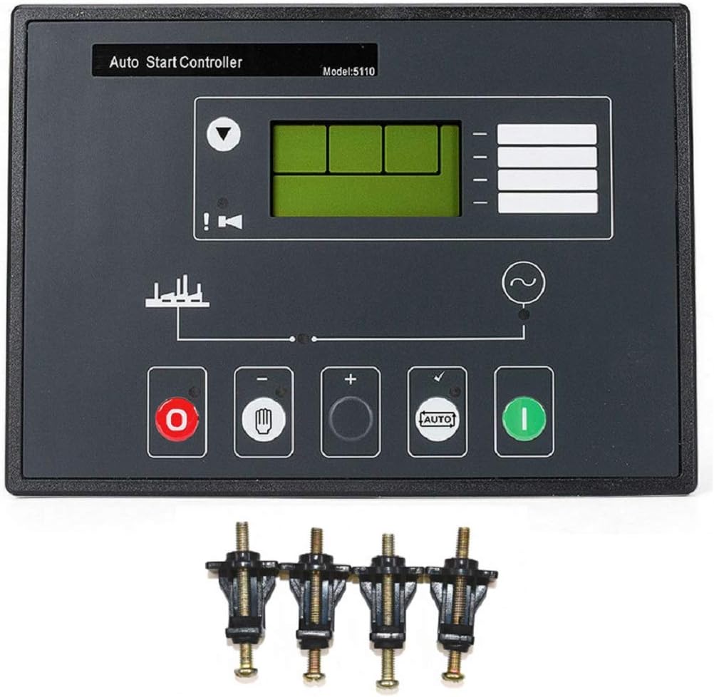 WFLNHB DSE5110 Generator Electronic Controller Module Control Panel LCD Replacement for Deep Sea