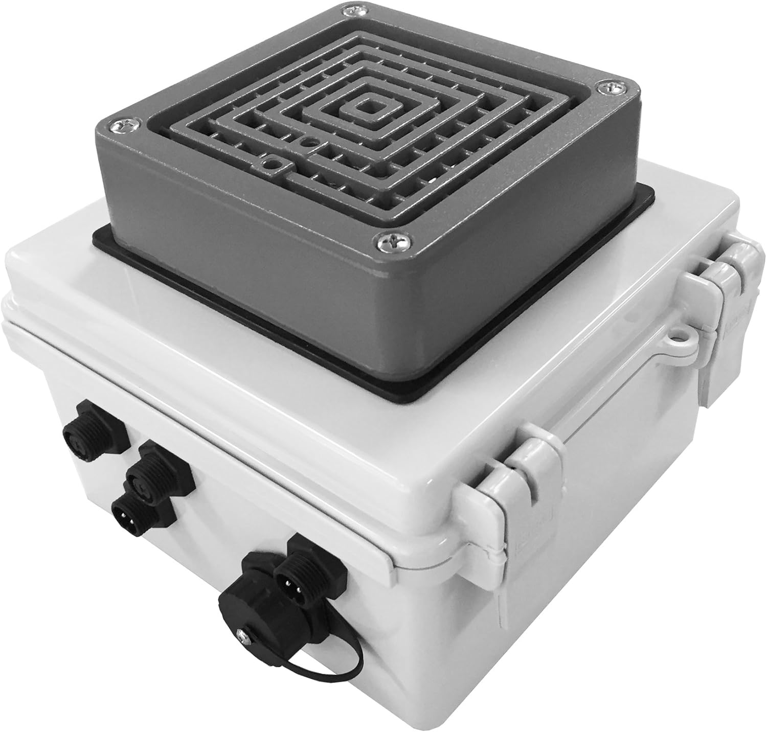 Linortek Netbell-KB-E2M TCP/IP Network All-in-One Extra Loud Automatic Factory Warehouse Break Buzzer System Programmable Bell Timer Web-Based Bell Controller w/2 External Buzzers (3 Buzzers System)