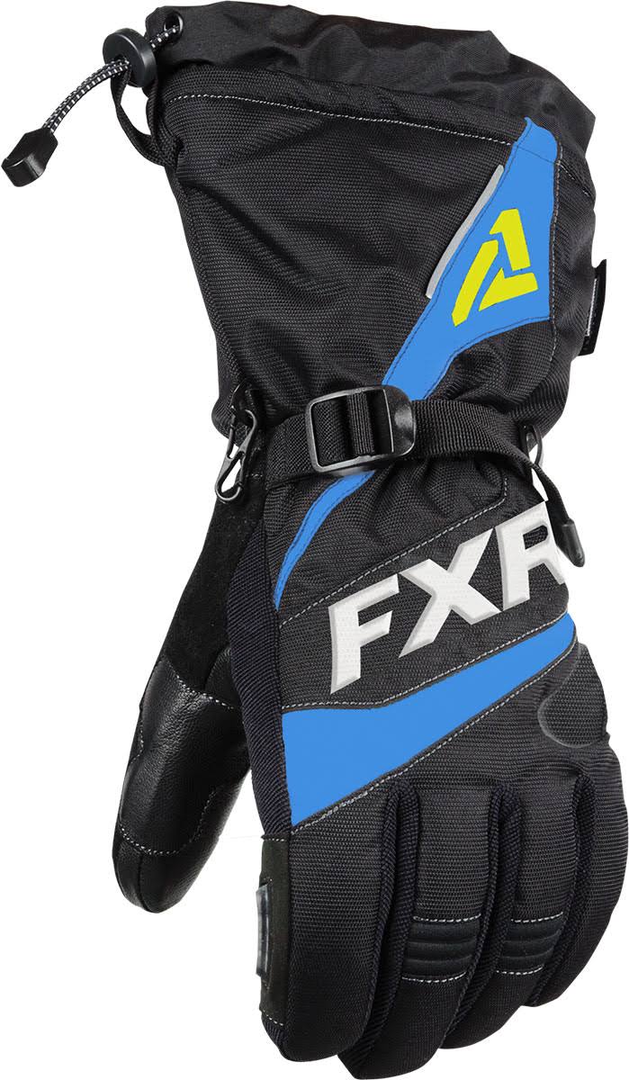 FXR Fuel Glove Black-Blue-Hi Vis 3XL
