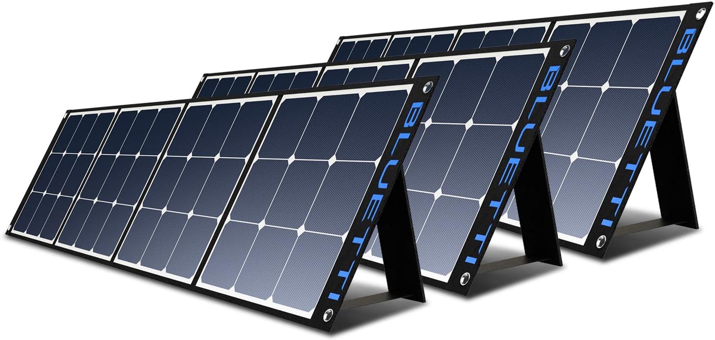 BLUETTI 3PCS 200W Portable Solar Panels SP200 Foldable Monocrystalline Solar Charger for AC200P(3 Pieces)
