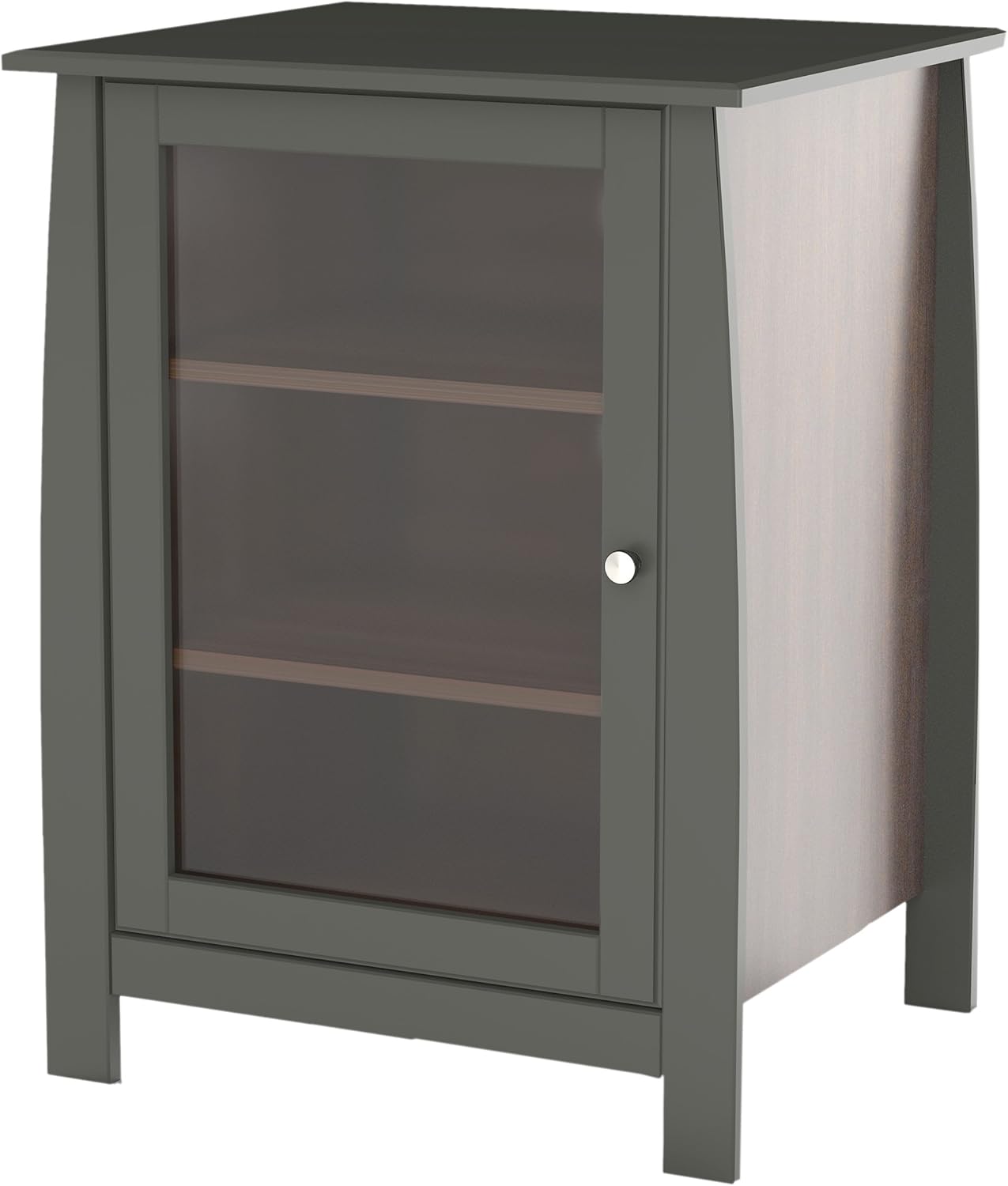 Pinnacle 1-Door Audio Tower from Nexera - Black