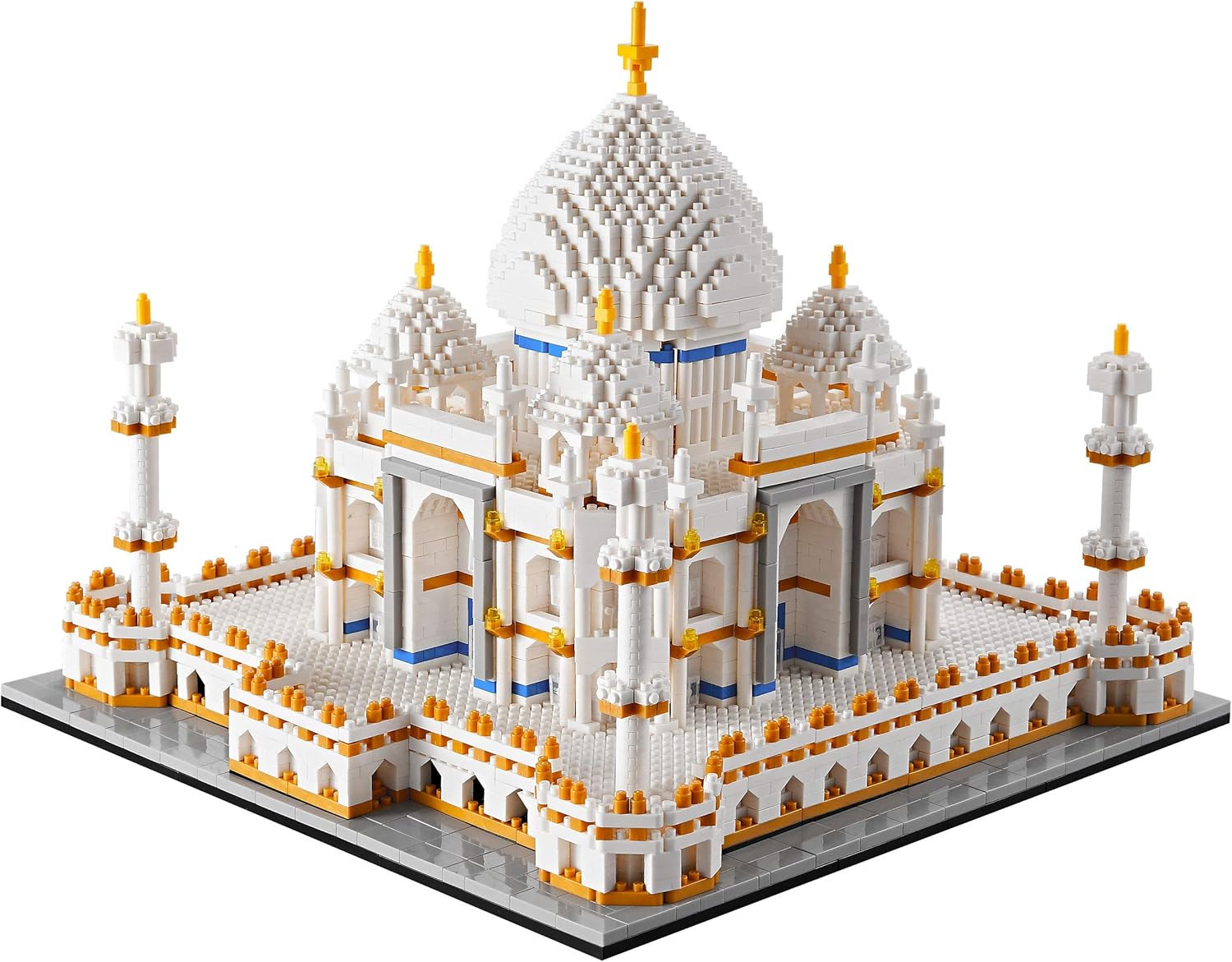 YUJNS Architecture Collection: Taj Mahal Model Kit and Gift for Kids and Adults ,Micro Block 3950 Pieces （with Color Package Box） Pack of 2