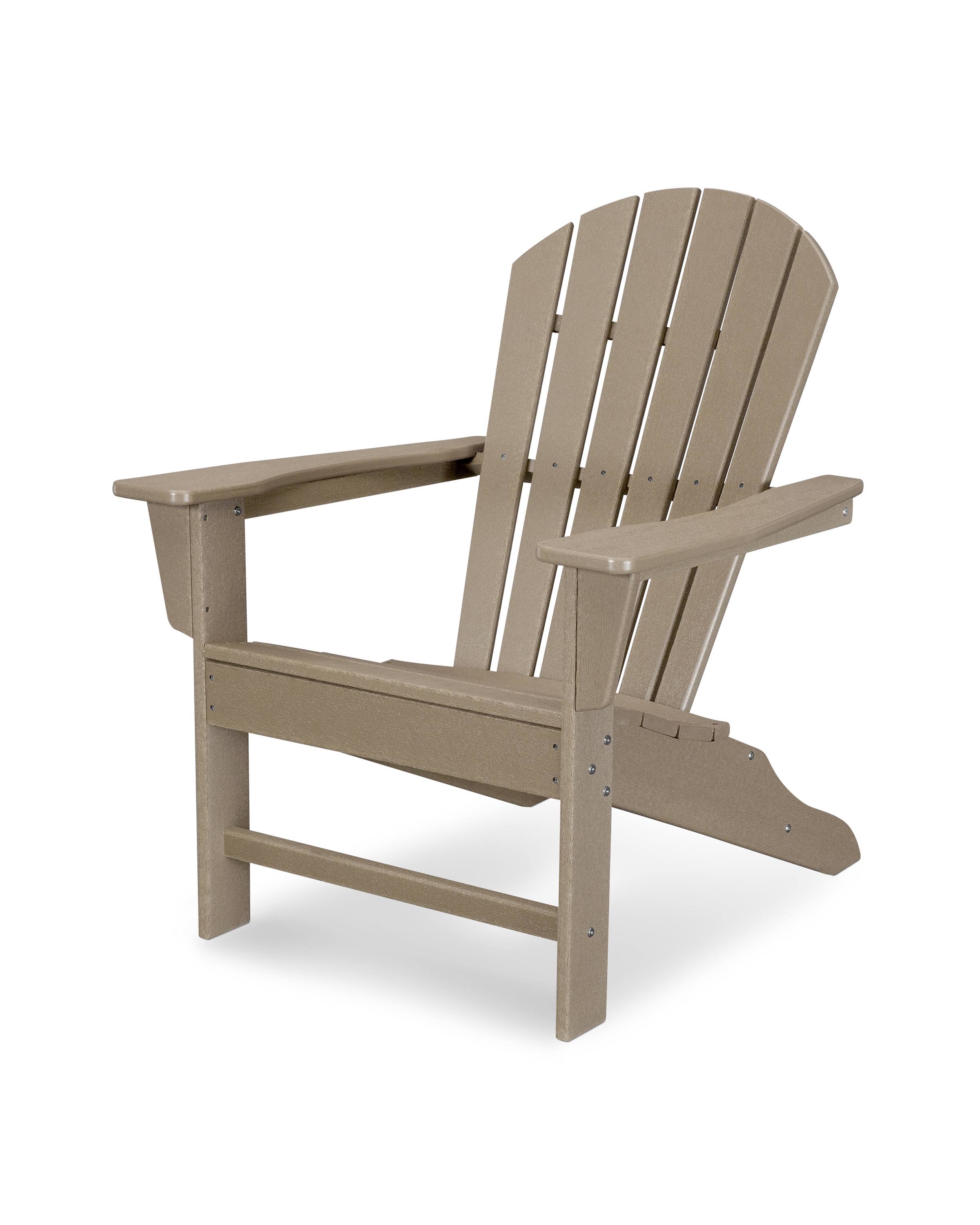 POLYWOOD South Beach Adirondack Chair in Vintage Sahara