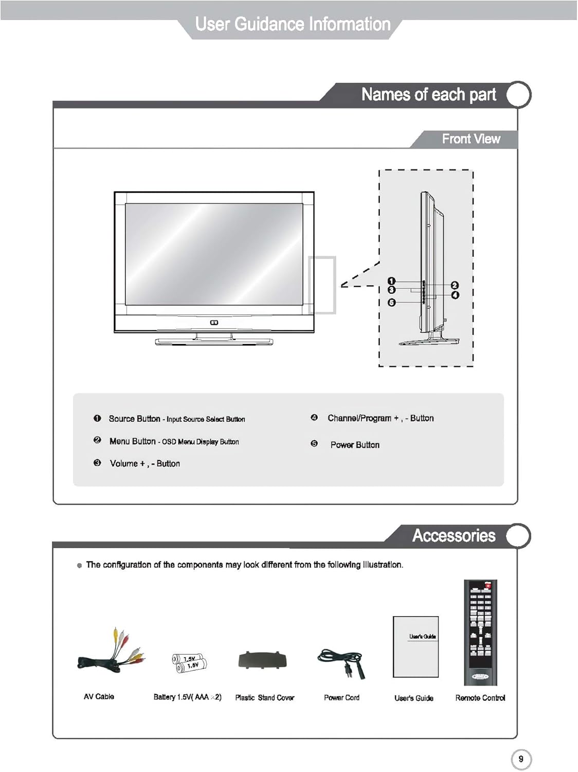 Jensen JE2608WM HD Ready (1080p, 720p, 480p) 26 Inch 110V AC RV Wallmount LCD TV with Integrated HDTV (ATSC) Tuner, 1366 x 768 Full HD, 2 HDMI inputs, Wireless Remote Control, JE2608 Black (Renewed)