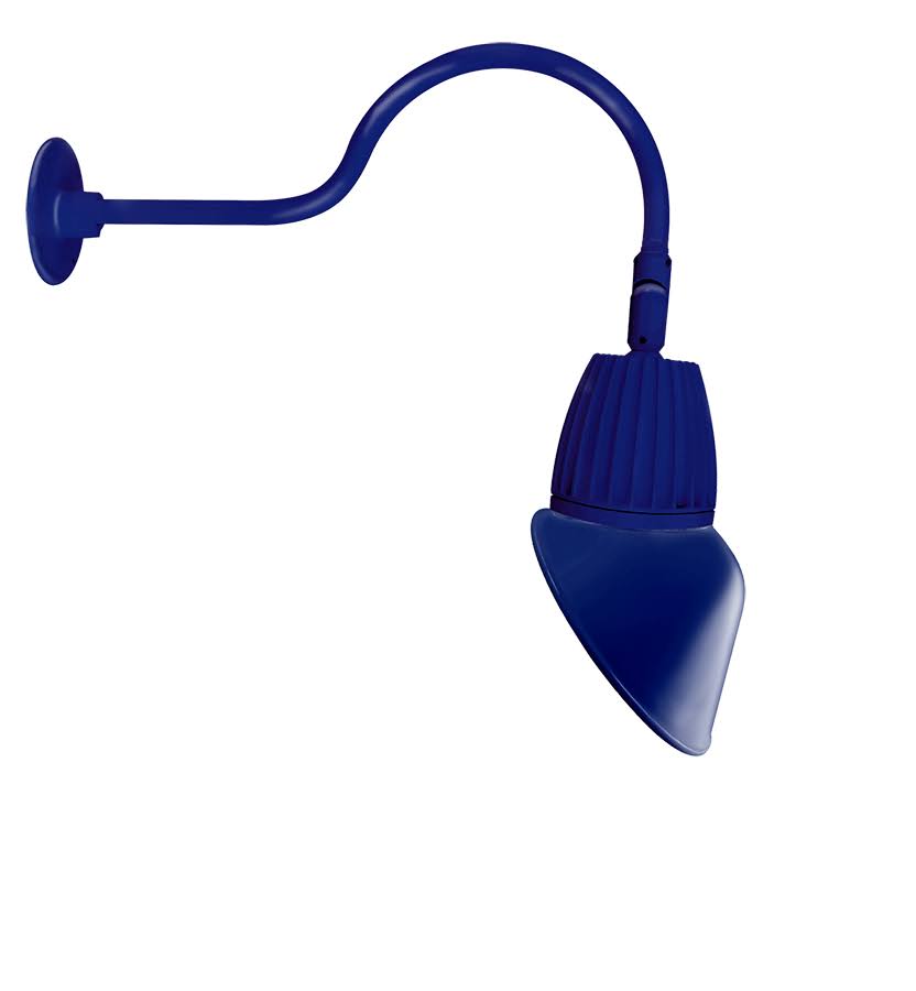RAB Gn1Led26Nrac11Bl Gooseneck Style1 26W Rect Refl
