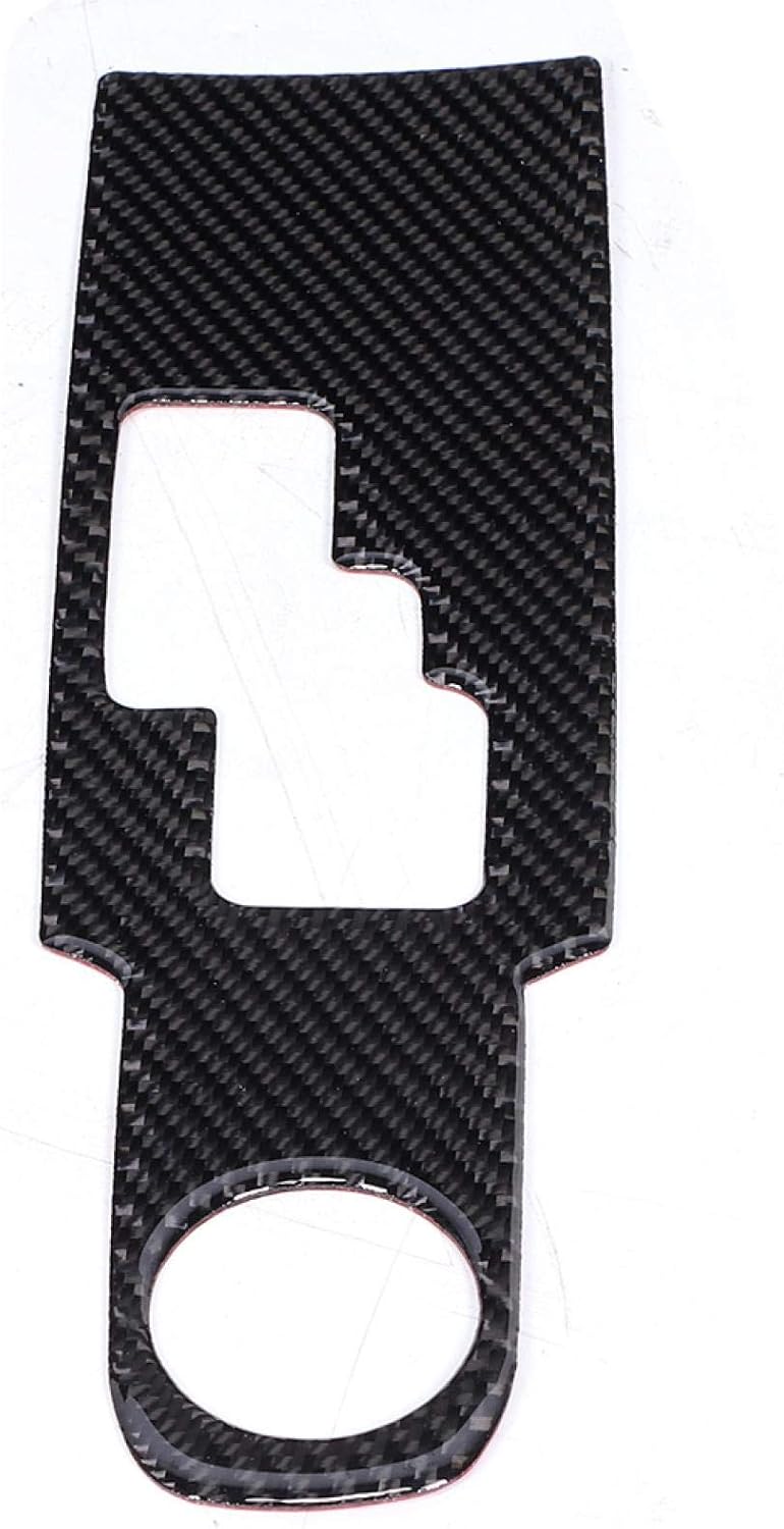 Gears Shift Panel Trim Cover Carbon Fiber Grain Frame Decor Sticker Interior Center Consoles Accessories Fit for Nissan GTR R35 2008?2016