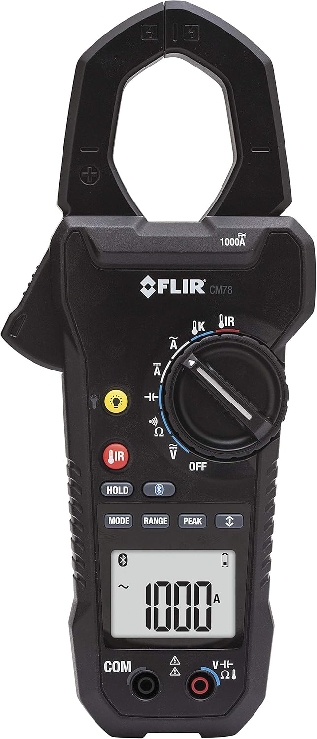 FLIR CM78 1000A AC/DC Clamp Meter with IR Thermometer