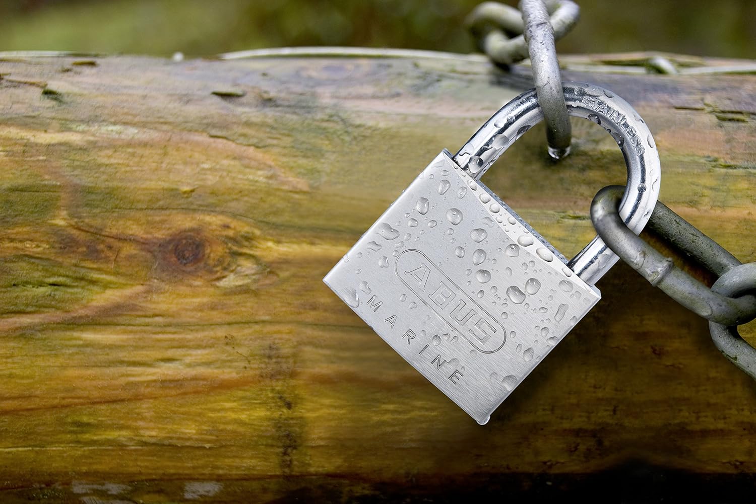 ABUS 75IB/40 Marine Grade Chrome Plated Brass Padlock, Stainless Steel Shackle, Keyed Different