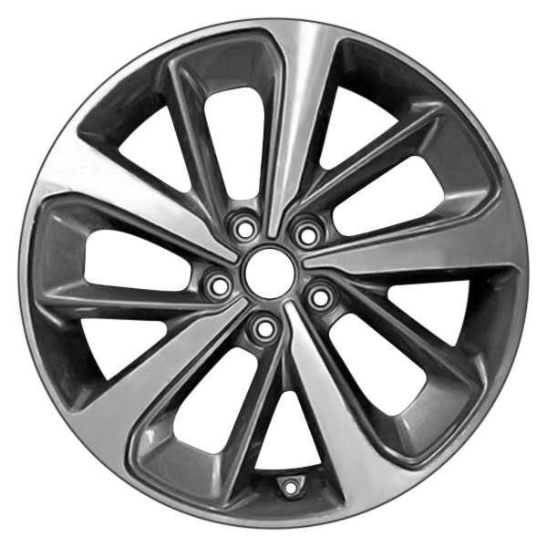 CCI ALY74783U30 5 V-Spoke Machined and Dark Charcoal 18x7.5 Alloy Factory Wheel Remanufactured