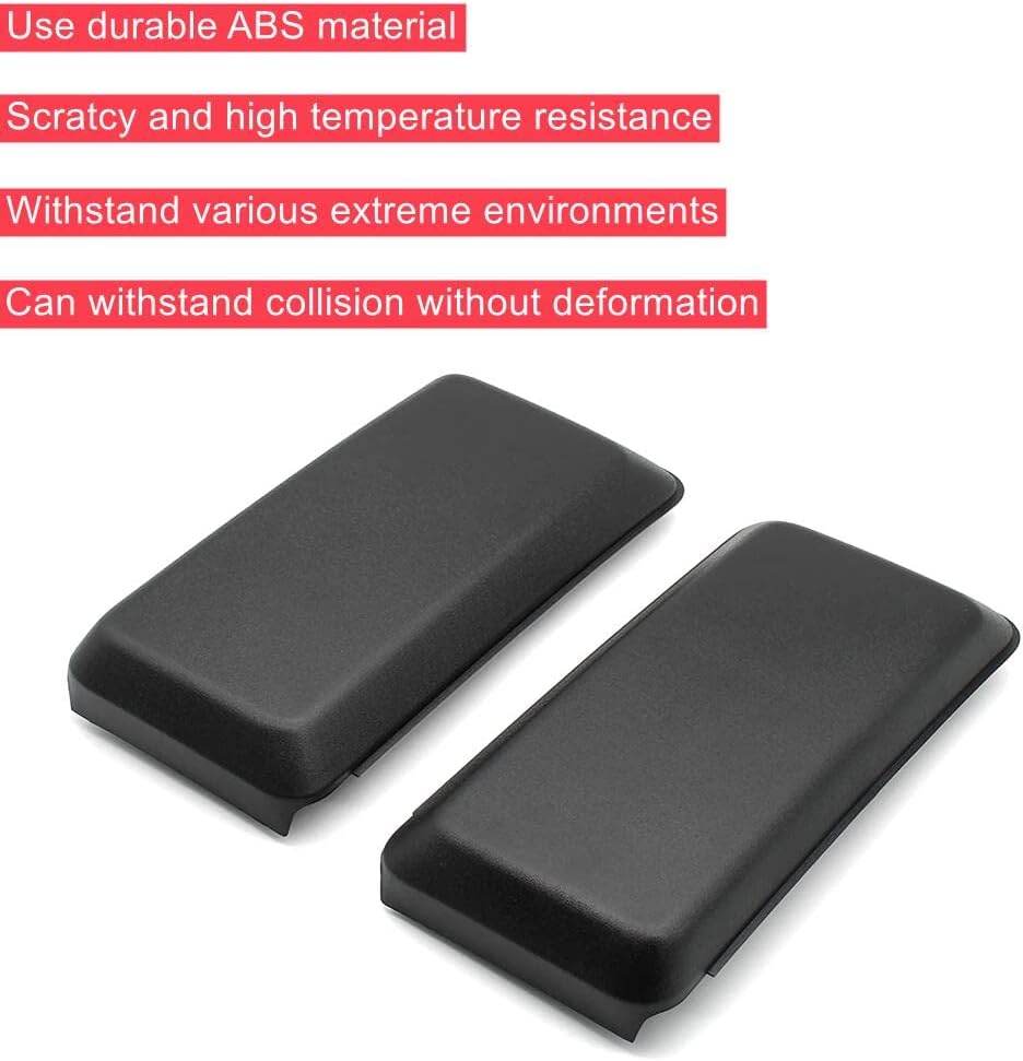 POETRYXIAO Front Bumper Guards Pads Inserts End Caps Cover Compatible with Ford F150 2018 2019 2020 ,1 Pair,Bumper Traverse Accessories