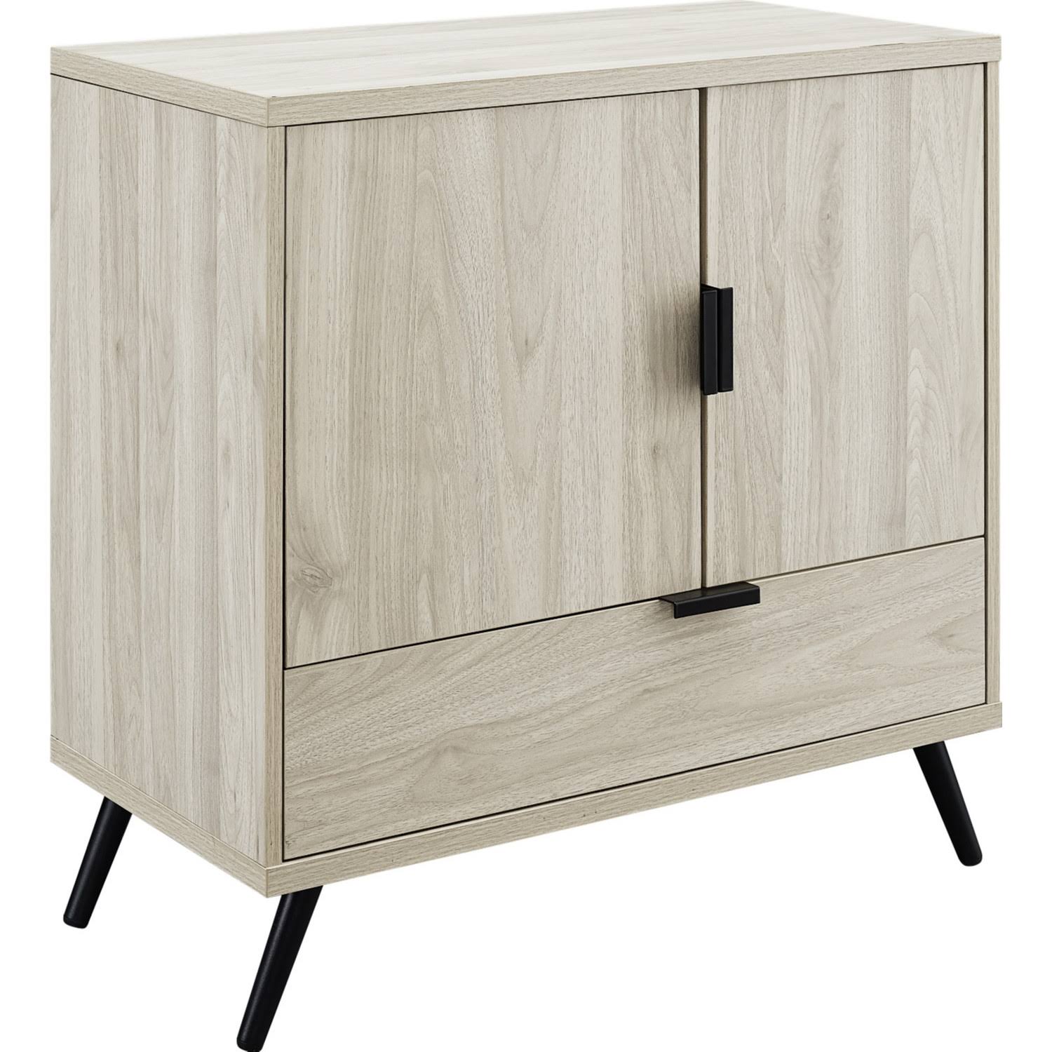 Walker Edison 30x22 2 DOOR, 1 Drawer Accent Cabinet - Birch