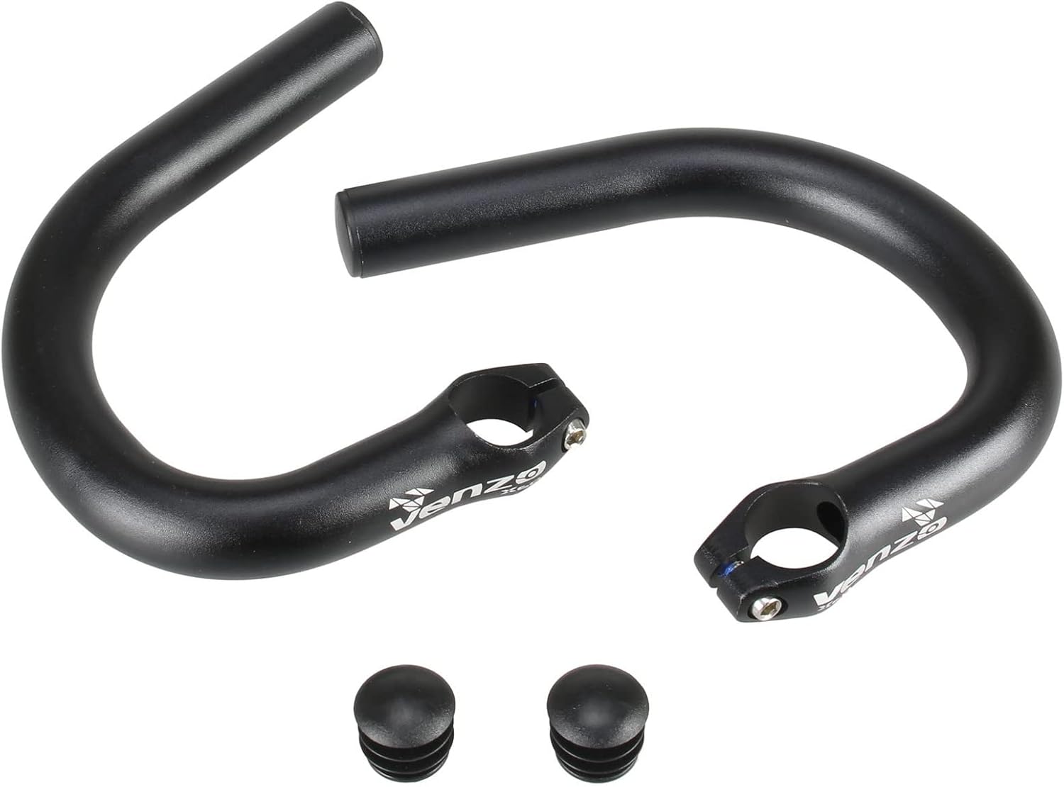 Venzo Road Bicycle Bike Adapter Handlebar Flat Bar to Drop Bar Ends - Mountain Bike to Road Bike Type Pack of 2