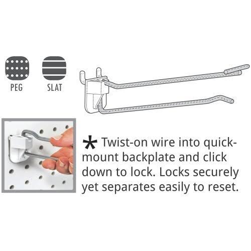 Azar 701242 12x22 Flip Scan Quick Back (0.212x22 Diameter), 50 Pack