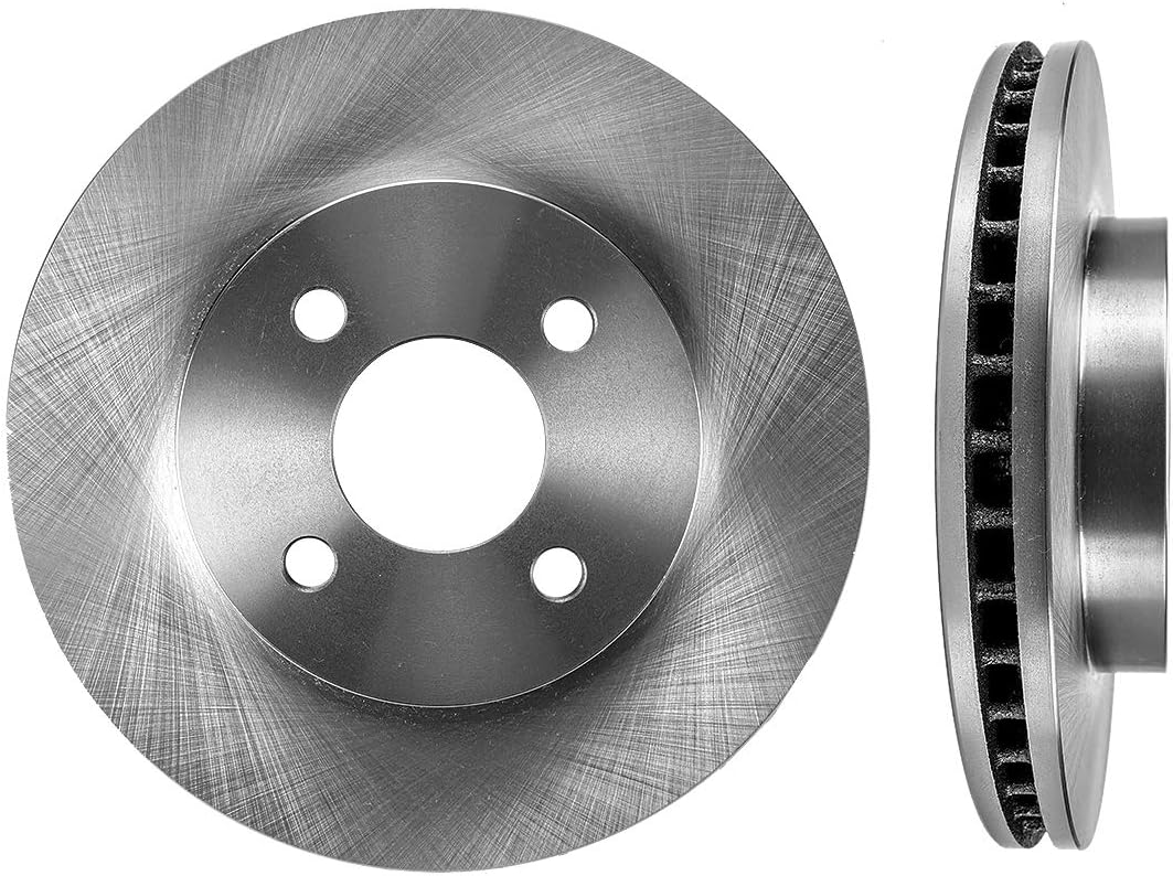 Callahan CRK14254 FRONT Premium Grade OE 256mm 4 Lug [2] Brake Rotors Set [ fit Chevrolet Cobalt Saturn ION Pontiac G5 ]