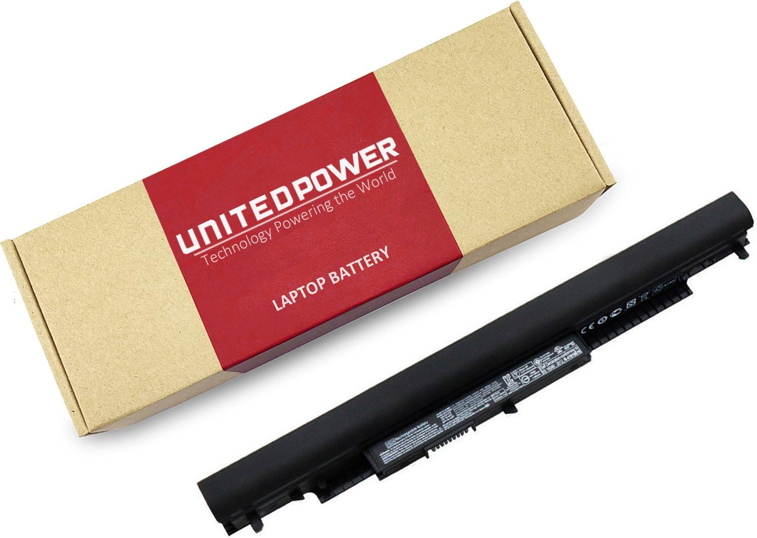 United Power Replacement HS03 HS04 Battery for HP Notebook 17-X051NR 14.6V 41Wh 4 Cell Battery Pack Pack of 2
