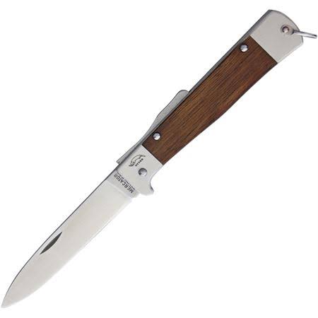 OTTER-Messer 10926RNB Mercator Lockback Stainless Drop Point Blade with Walnut Wood Handle