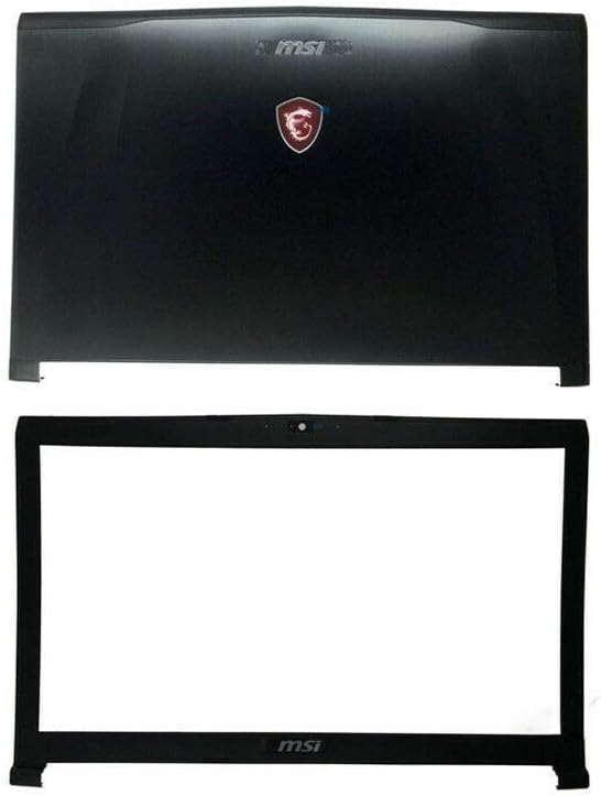 Compatible Replacement for MSI PE70 LCD Rear Top Lid Back Cover LCD Front Frame Bezel