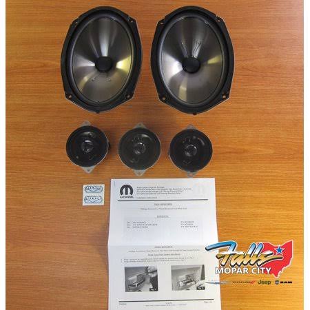 2018-2019 Jeep Ram Add on Accessory Speakers New Mopar OEM