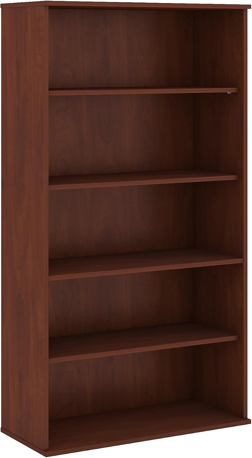 Bush Business Furniture 72H 5 Shelf Bookcase in Natural Maple (BK7236AC)