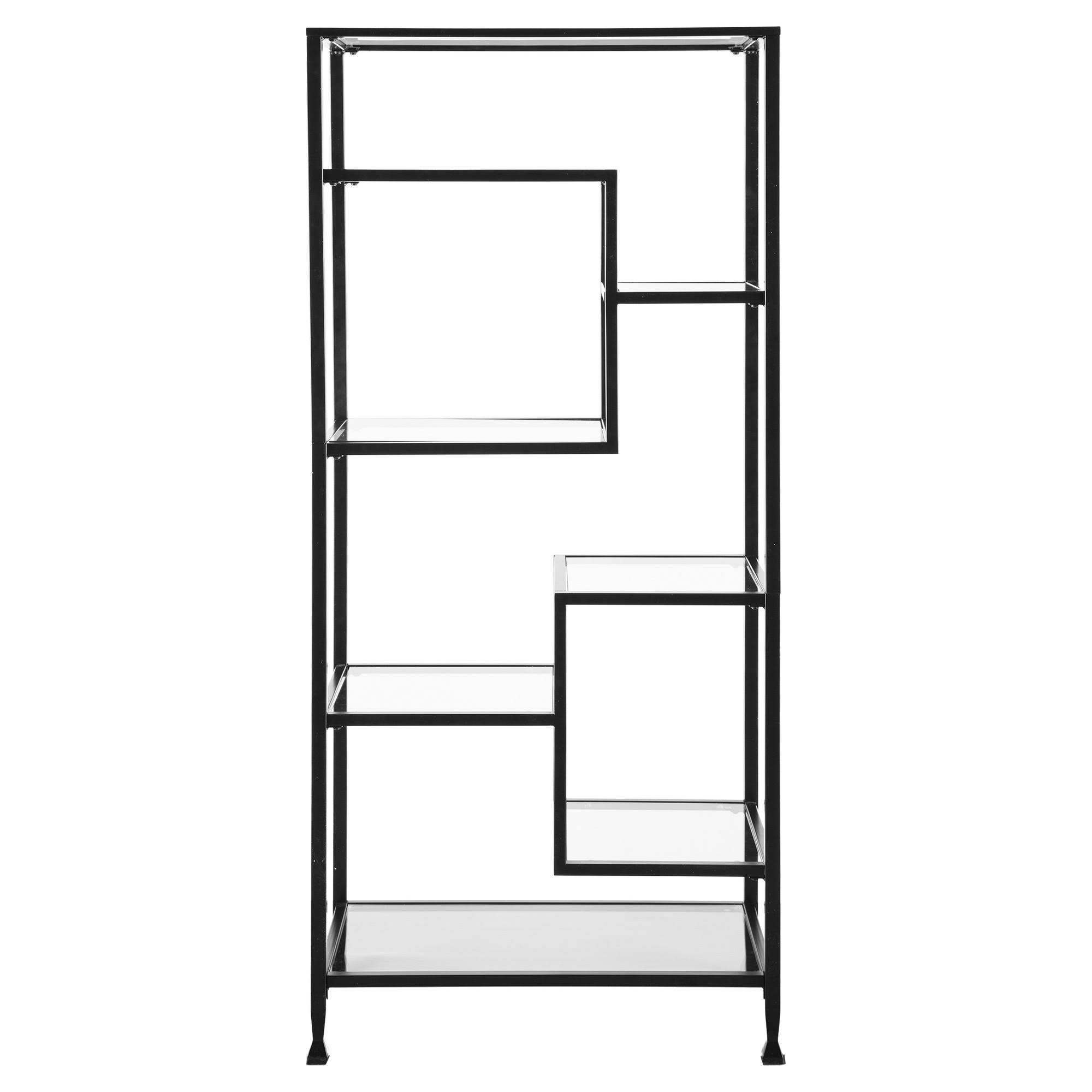 68 JAMEL Bookcase Matte Black - Aiden Lane
