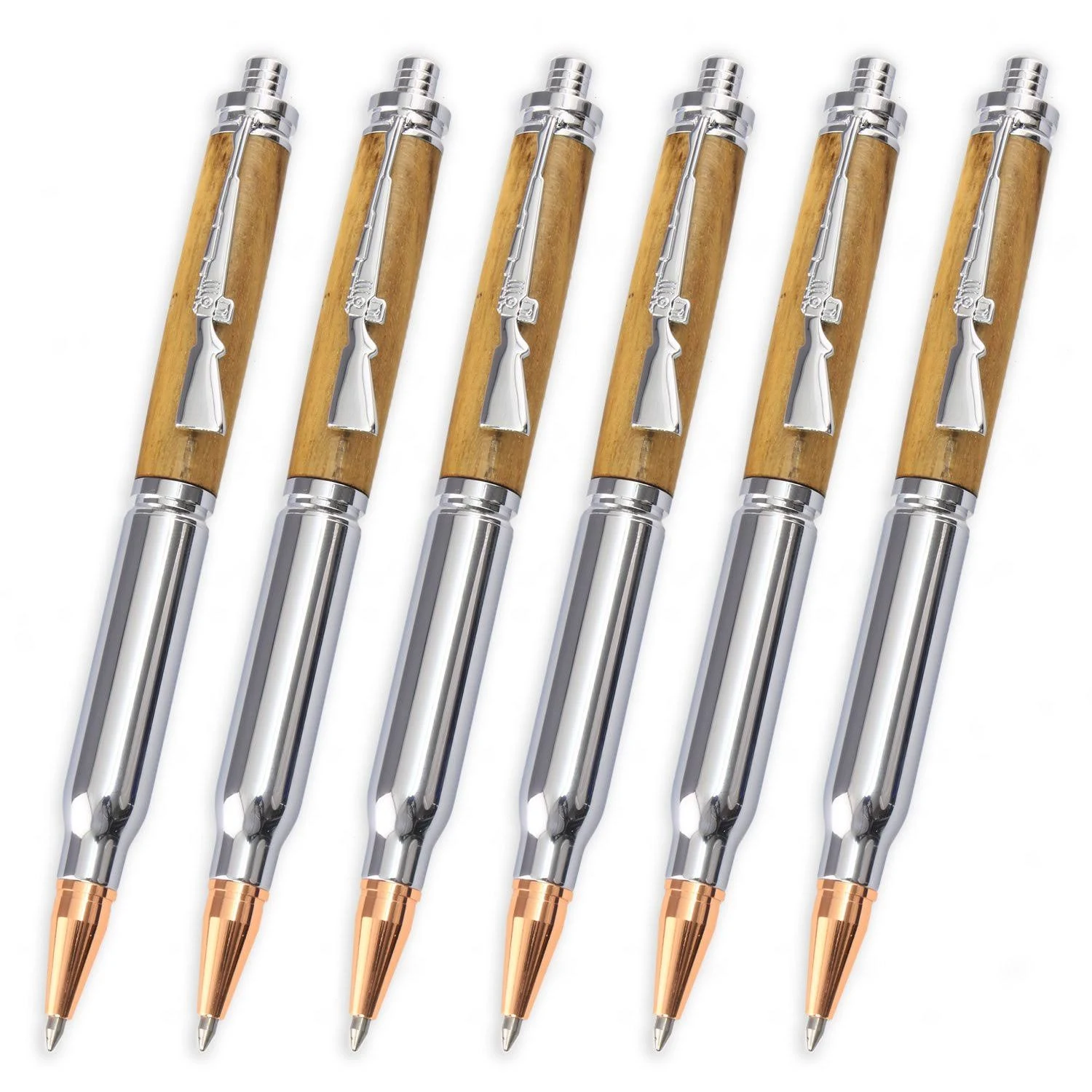 Legacy Woodturning, Bullet Click Pen Kit, Many Finishes, Multi-Packs