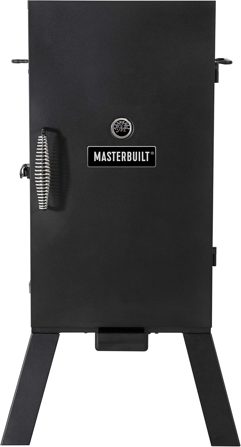 Masterbuilt MB20070210 Analog Electric Smoker with 3 Smoking Racks, 30 inch, Black