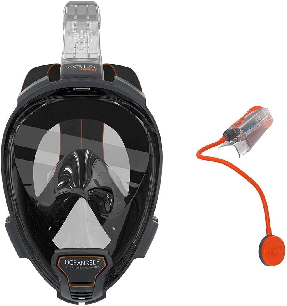 Ocean Reef QR+ Full Face Snorkel Mask and Snorkel Talkie Combo