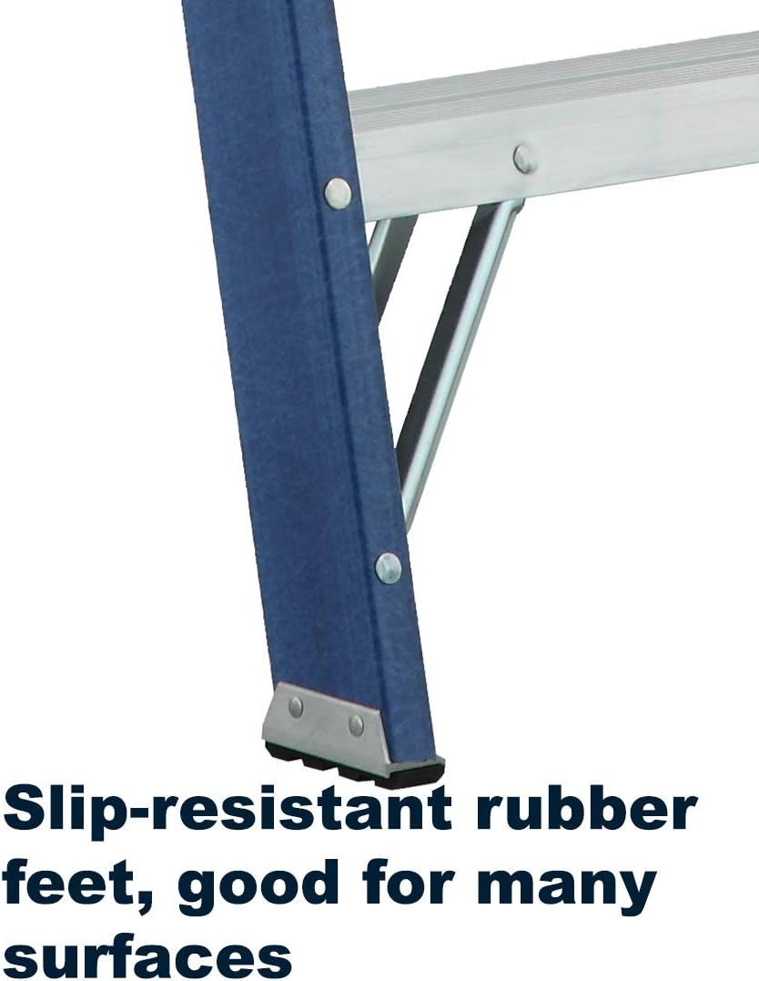 Louisville Ladder W-3215-06 6 ft. Fiberglass Ladder, Type II, 225 Lbs Load Capacity