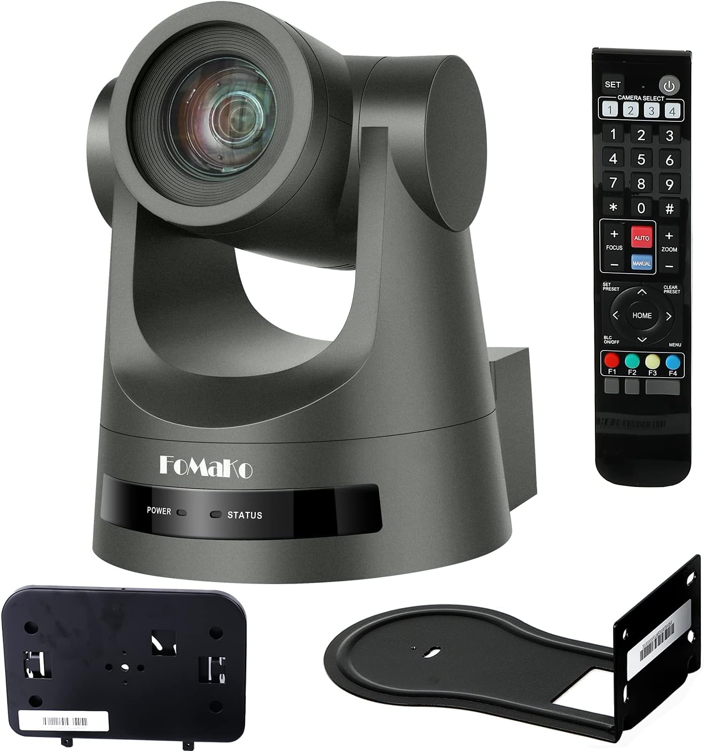 FoMaKo 30xOptical Zoom PTZ Camera IP Live Streaming Simultaneous HDMI 3G-SDI Outputs FMK30SDI (FMK30SDI Black)