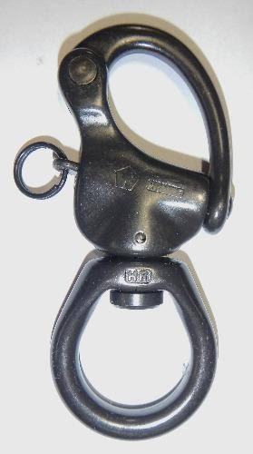 Wichard 4 1/8x22 Large Bail Snap Shackle - Black 2375B