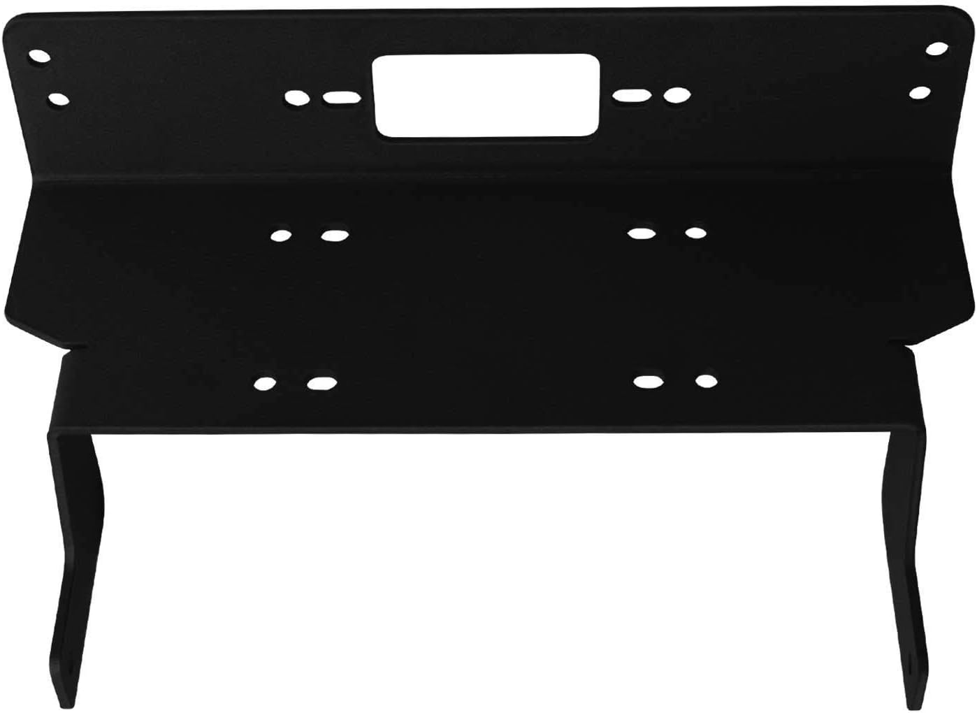 SuperATV Winch Mounting Plate for 2016+ Polaris Ranger 570 Full-Size/Crew | Powder-Coating Prevents Corrosion | Compatible with Many OEM and Aftermarket Winches Pack of 2