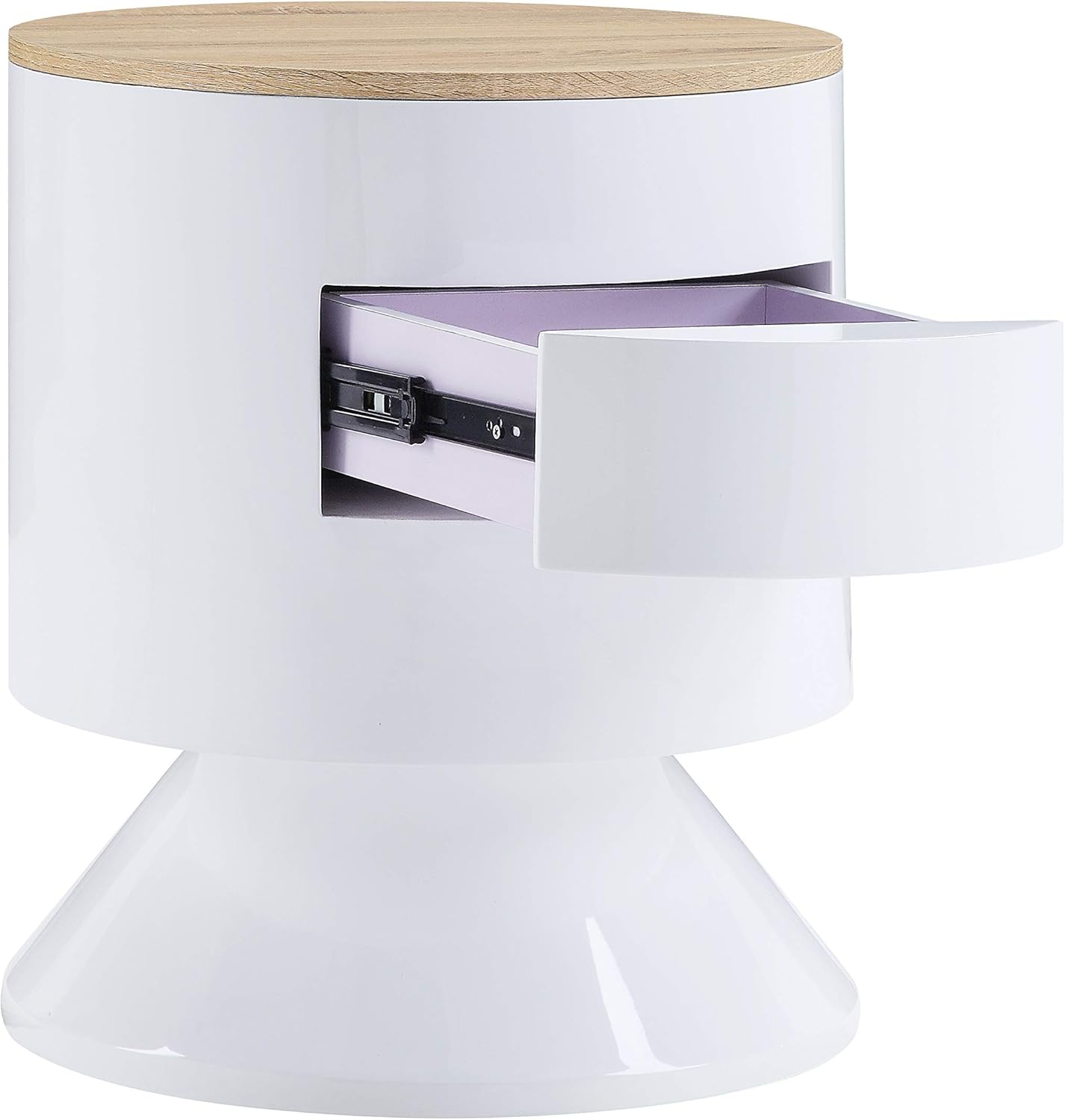 ACME Otith Night Table - - White High Gloss