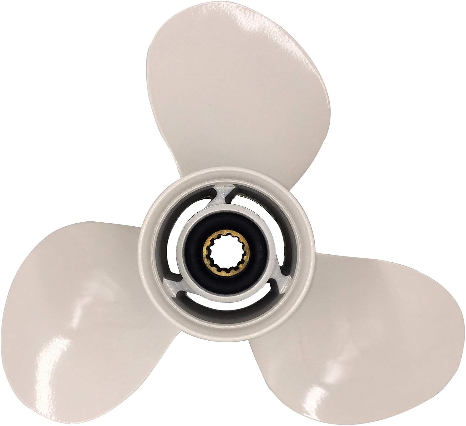 ARKDOZA 11x15 10 5/8x12 10 1/4x14 11 3/4x10 12 1/4x9 11 1/8x13 10 3/8x13 11 3/8x12 11 5/8x11 11 1/4x14 Propeller for Yamaha Outboard Motor 13 Tooth T25/F40/F50/40HP/48hp/50hp/F60 Pack of 2