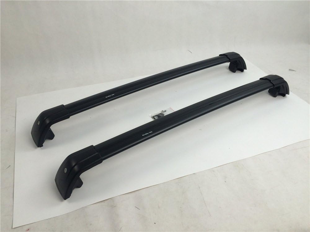 HEKA Lockable Cross Bar for Hyundai All New Tucson 2016-2021 Roof Rack Rail Black