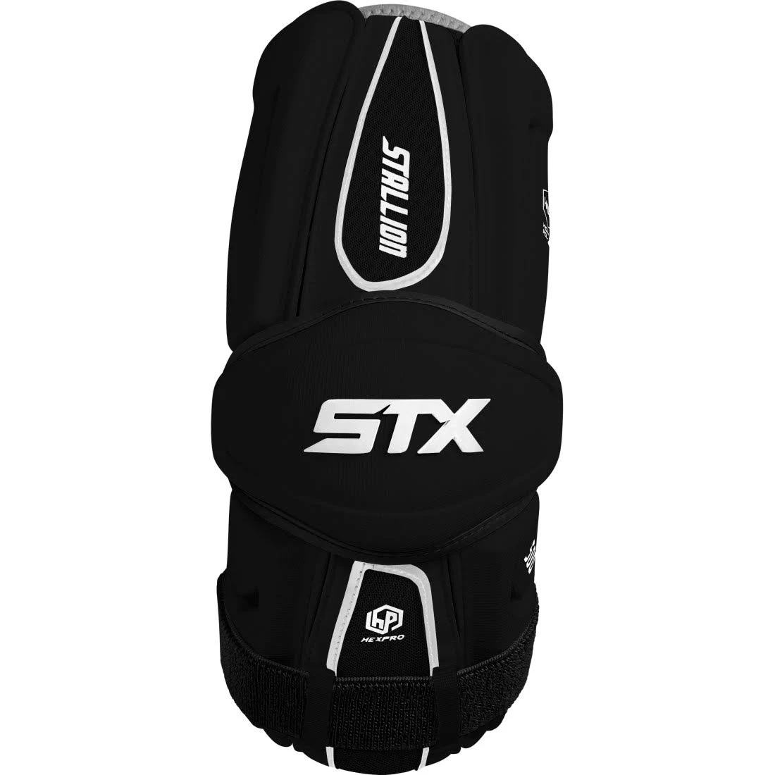 STX Stallion 500 Lacrosse Arm Guards - Black - Medium