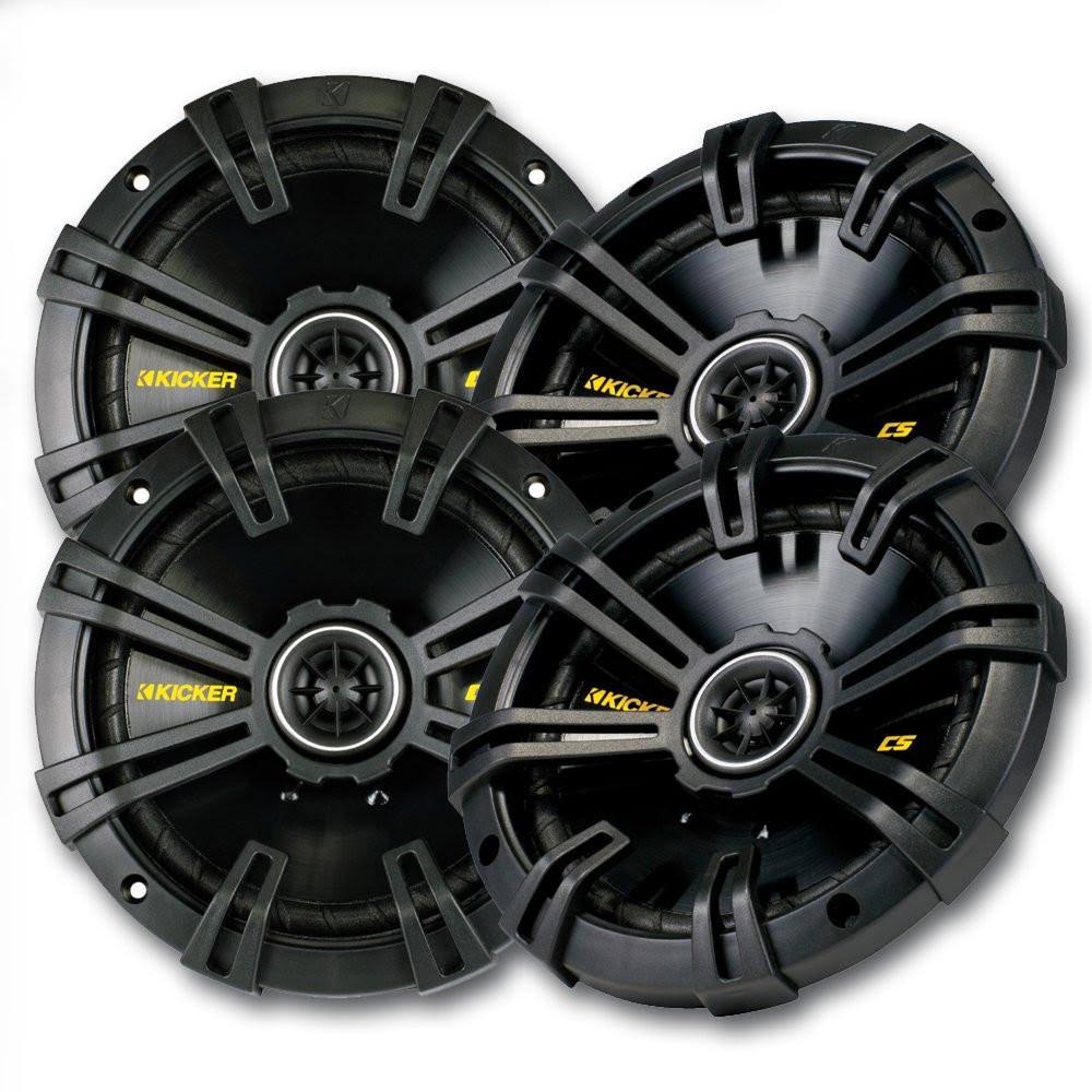 Kicker CS Speaker Package - Two Pairs of Series 6-3/4 inch Coaxial 40CS674