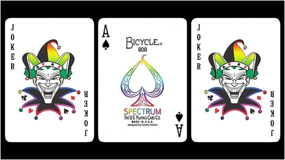 Bicycle Spectrum Playing Cards 3 PACK Pack of 2