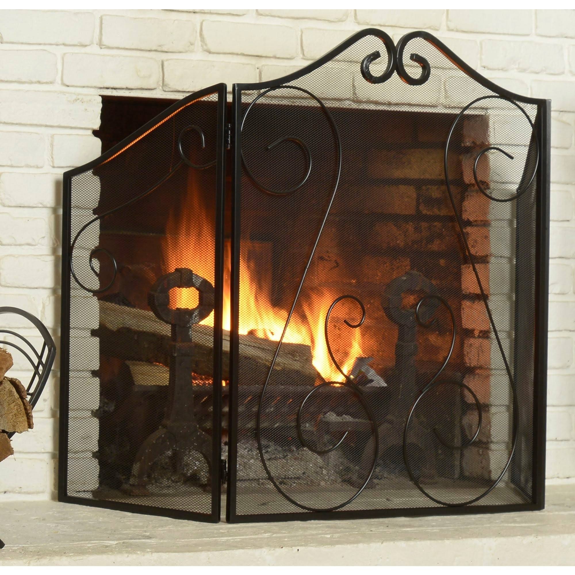 ShelterLogic Fireplace Scrollwork Screen