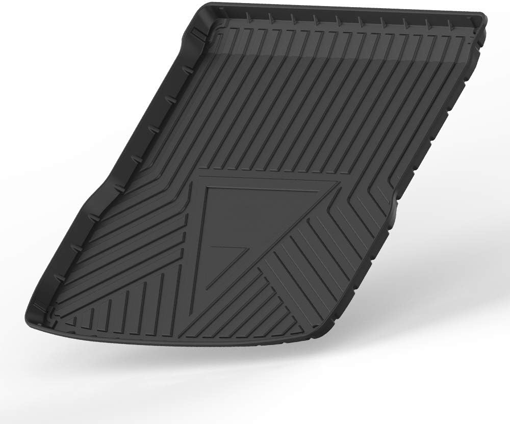 Cqlights Q5 Cargo Liner for Q5 2009-2017 No-Hybrid SQ5 2014-2017 Trunk Liner Tray Heavy Duty Rubber Rear Cargo Area Mat Waterproof Protector Floor Mat Black